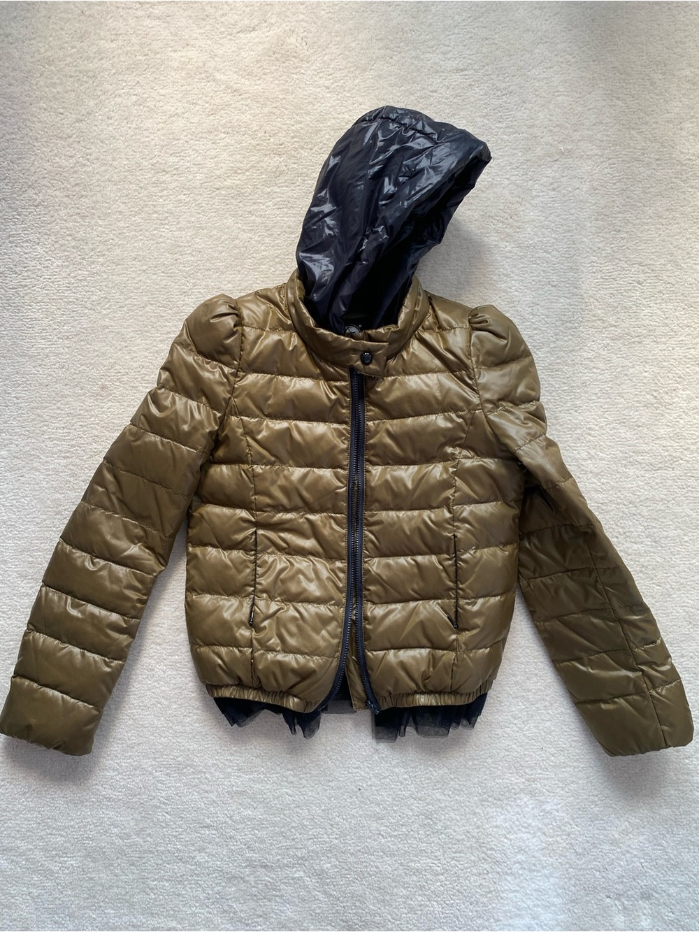 FANG Olive Green Puffer Jacket